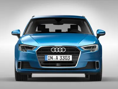 Audi A3 Sportback 2017 3D model