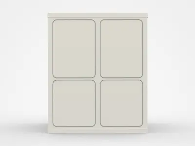 Safety Cabin With Door And Window 3D model
