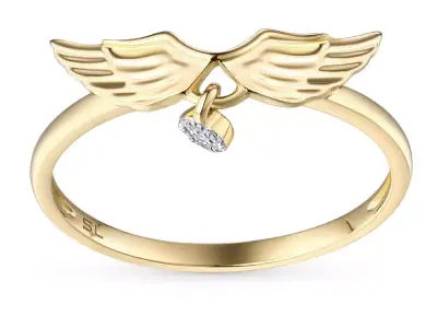 Wings of Love 3D print model
