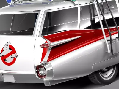 ECTO-1 Ghostbusters 1959 3D model