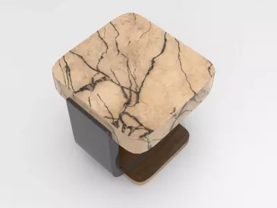 Furro Coffee Table Low-poly 3D model