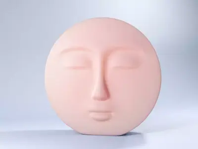 Decorative Face Candle 3D print model