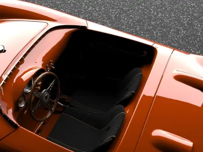 PORSCHE 550 SPYDER 1965   3D model