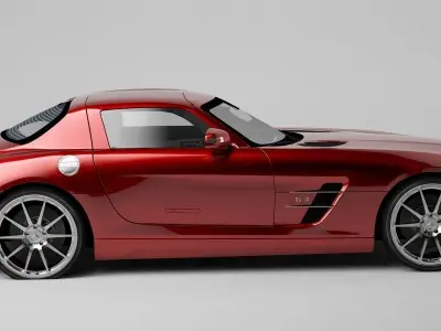 Mercedece benz sls AMG 3d model 3D model