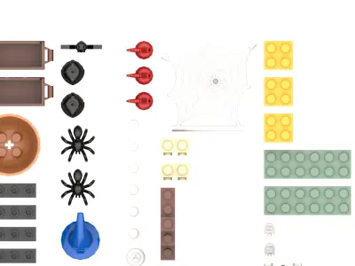 TwindBricks3D - 40608 Halloween Fun VIP Add-On Pack 3D print model