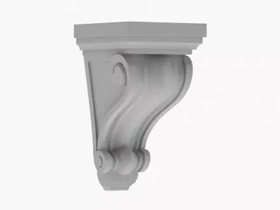 Scroll Corbel 06 - 3D Printable 3D model