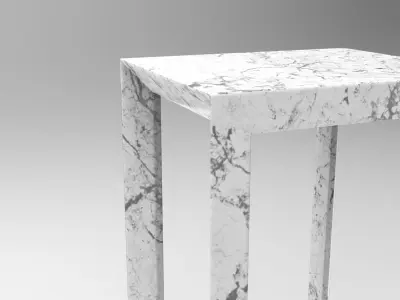 Kegro Table Low-poly 3D model
