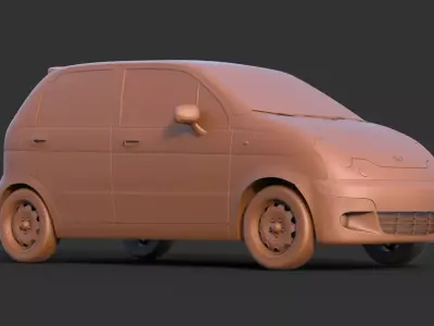 Daewoo Matiz 3D print model