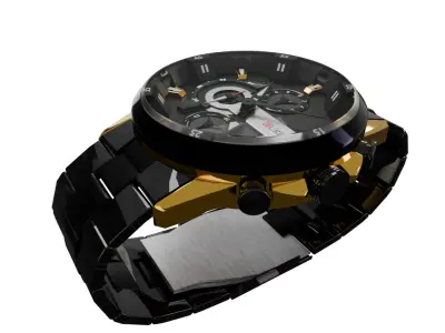 Curren Watch 3D model