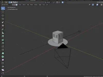 Low poly Pbr  Old Warehouse Low-poly 3D model