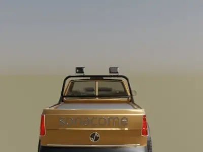 pick up car 3D model