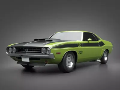 1971 Dodge Challenger TA 3D model