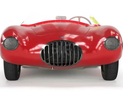 Sports Car Osca Red 3D model