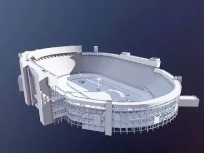 Bristol Motor Speedway Arena 3D model