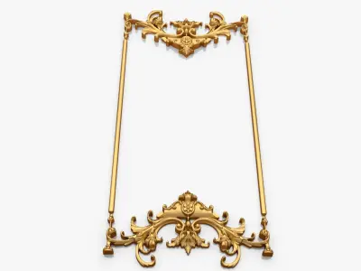 Classic decor ornament 116 3D model