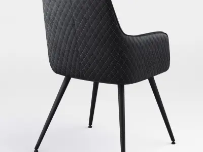 Renn Occasional leather Chair 3D model