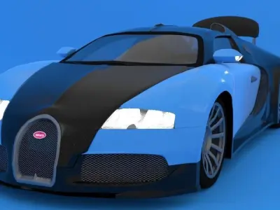 Bugatti Veyron   Free 3D model