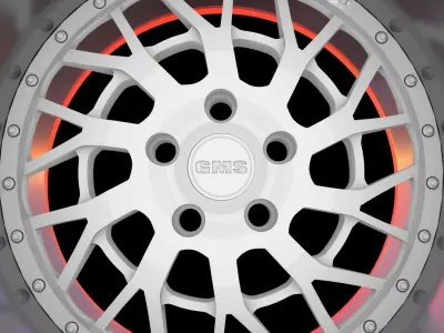 Car Wheel - GMR VX-5  3D print model