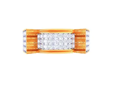 Mens gemstone diamond men Ring with details images 12 3D print model