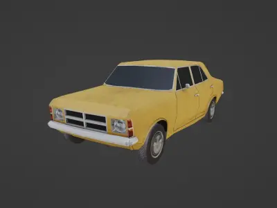 Chevrolet Opala 1975 Low-poly 3D model