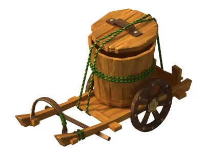 Game City - Cart 21 3D model
