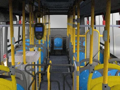 Marcopolo Torino Low-poly 3D model