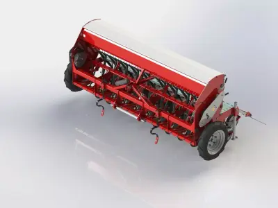 WG 1025 - Variator seed drill 3D model