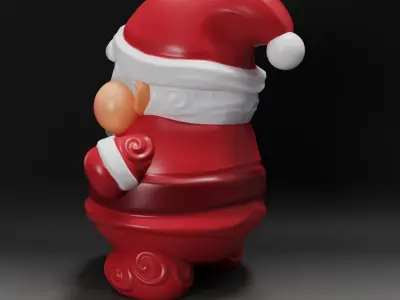 Santa - Santa Claus 3D Print Model 3D print model