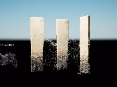 20 Cobweb Static Meshes for Unreal Engine 5  3D model