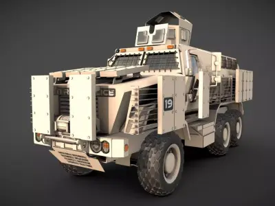 Caiman MRAP 3D model
