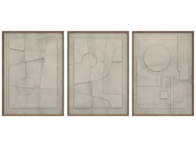 Art frame-set 001 3D model