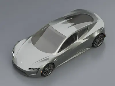Tesla Roadster 2020 3D model