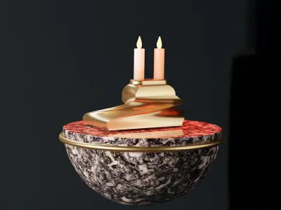 CANDLE BASE 3D model