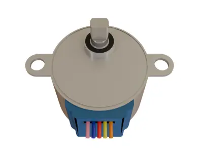 Stepper Motor 28BYJ-48  3D model