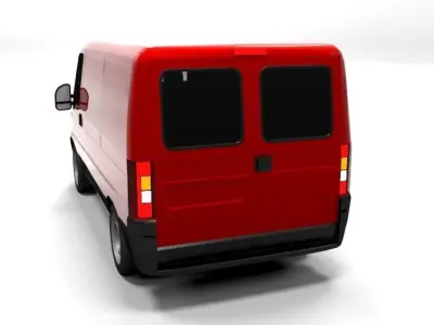 CITROEN JUMPER 2002 LOWPOLY Low-poly 3D model