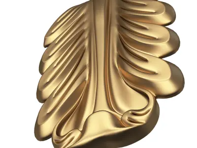 Corbel Carved 05 Low-poly 3D model
