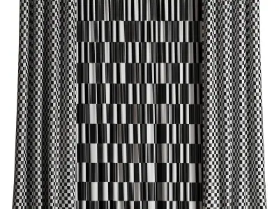 Curtain 3D model 3