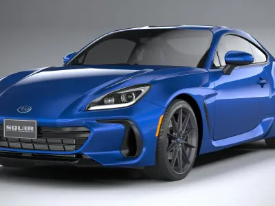 Subaru BRZ 2022 3D model