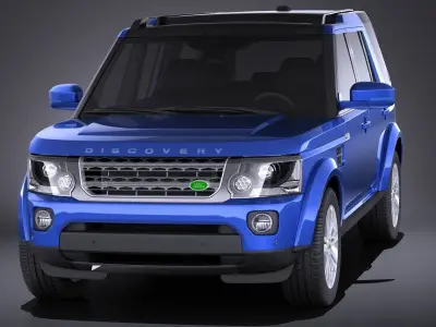 Land Rover Discovery 2014 VRAY 3D model