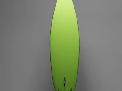 SURFBOARDING SOUTH AFRICA 3D model