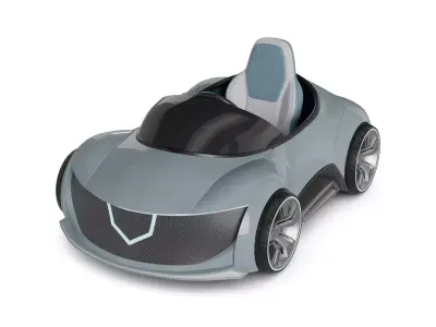 Electric Ride-On Car 3D model