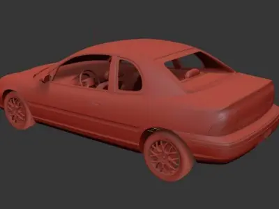 Dodge Neon Sport Coupe 1996 3D print model