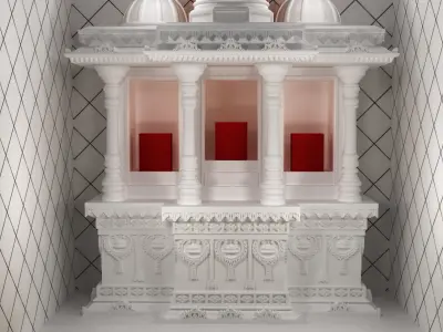 temple 3D model