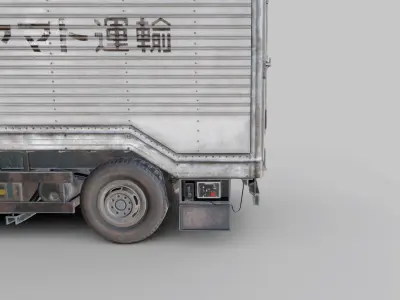 Nissan Diesel Low-poly 3D model