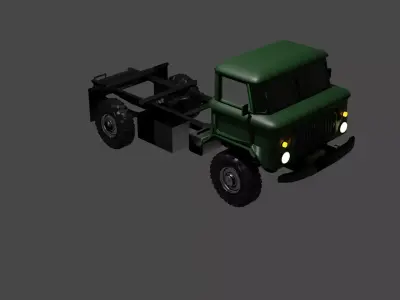 gaz 66 3D model