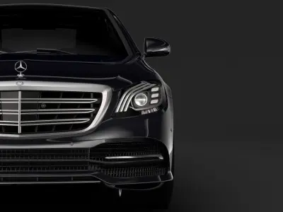 Mercedes Benz S 400 d Lang 4MATIC V222 2018 3D model