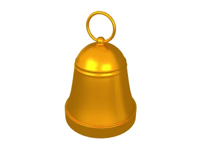 Bell v2 005 Low-poly 3D model
