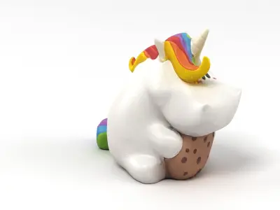 Unicorn Toy Model 3D model