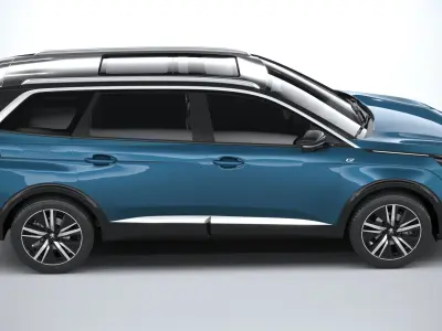 Peugeot 5008 2021 3D model