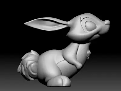 Rabbit - Sleeping beauty - 010  3D print model